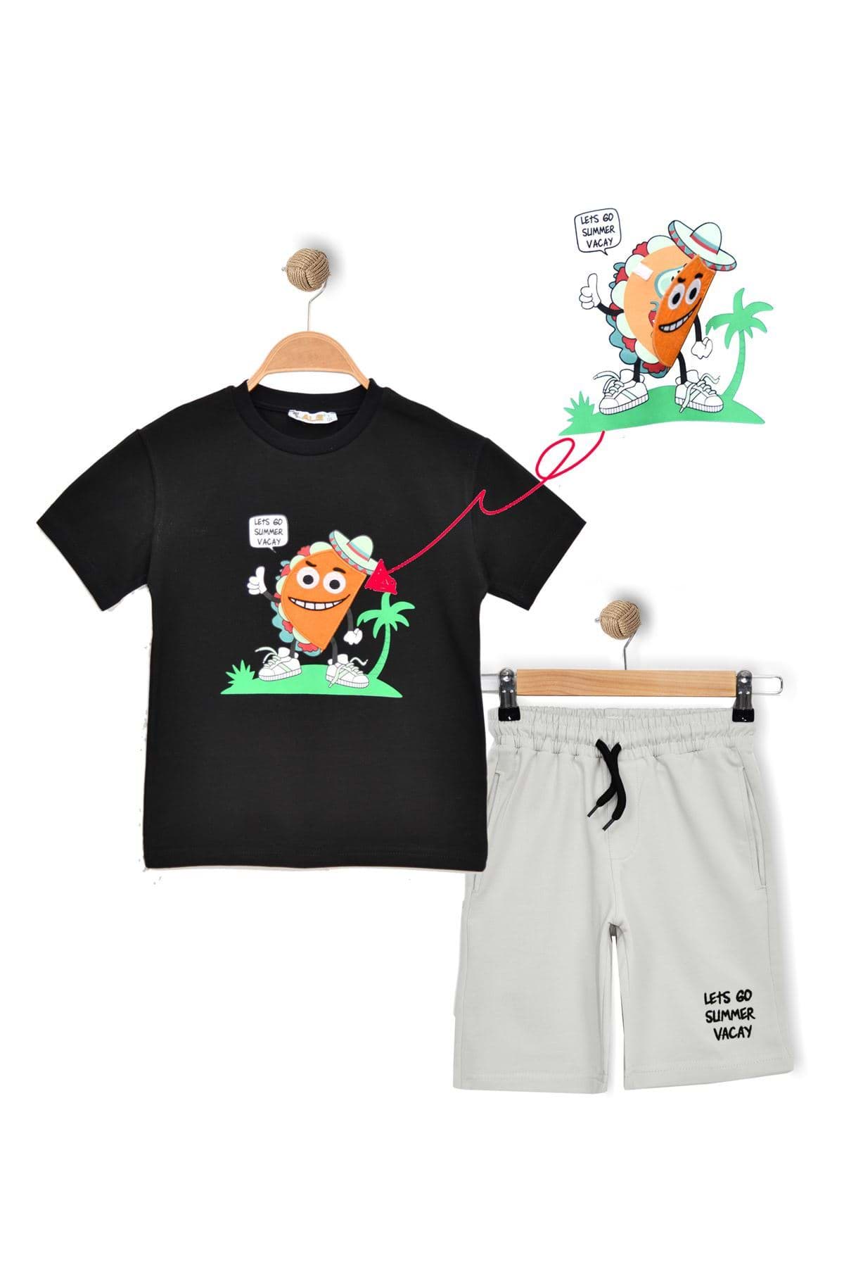 3-7 Yaş Çocuk Takım Siyah - 224749.1576. resmi