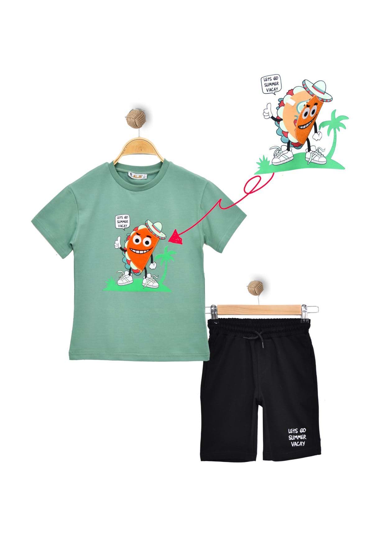 3-7 Yaş Çocuk Takım Mint - 224749.1576. resmi