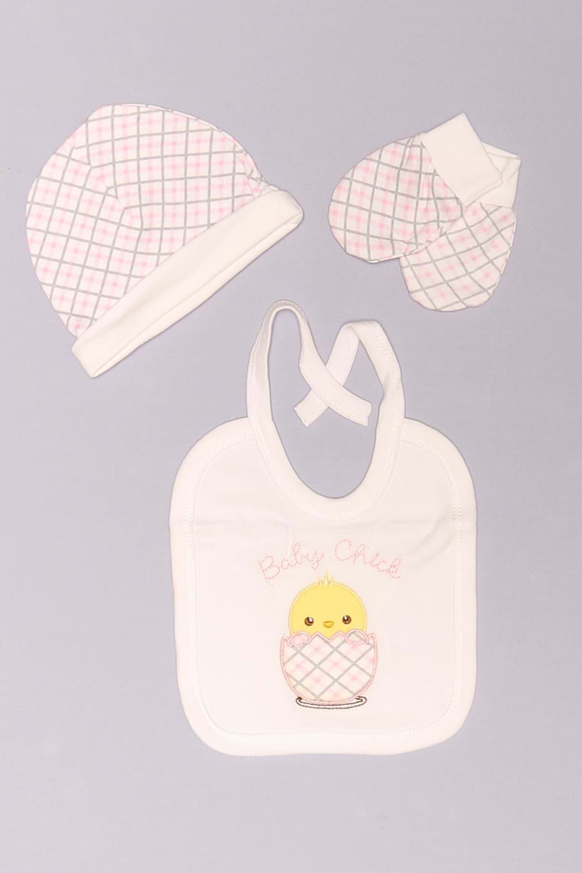 1-3 Aylık Bebe Takım Beyazpembe - 01009.1803. resmi