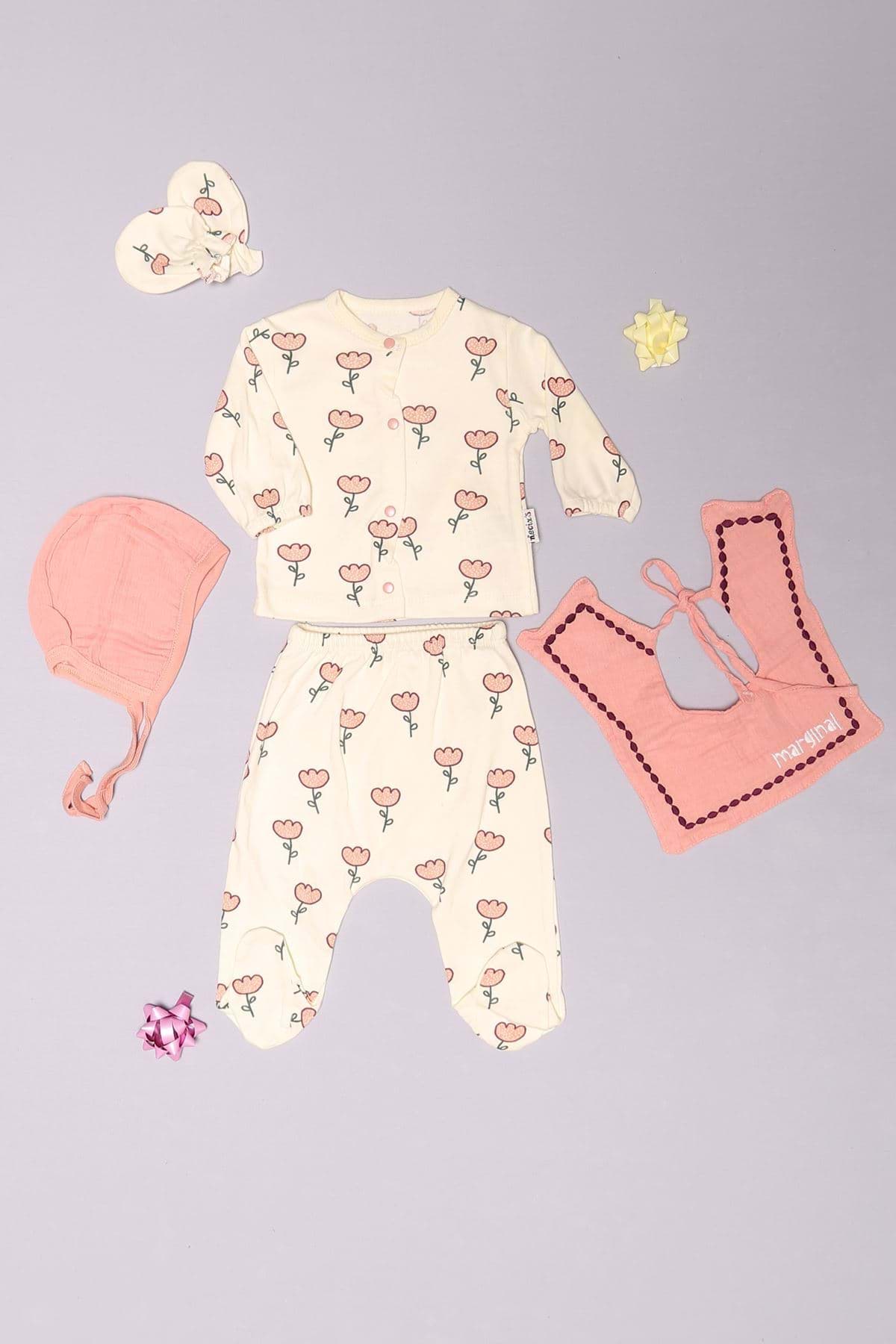 0-3 Aylık Bebek Takım Ekru - 231092.1803. resmi