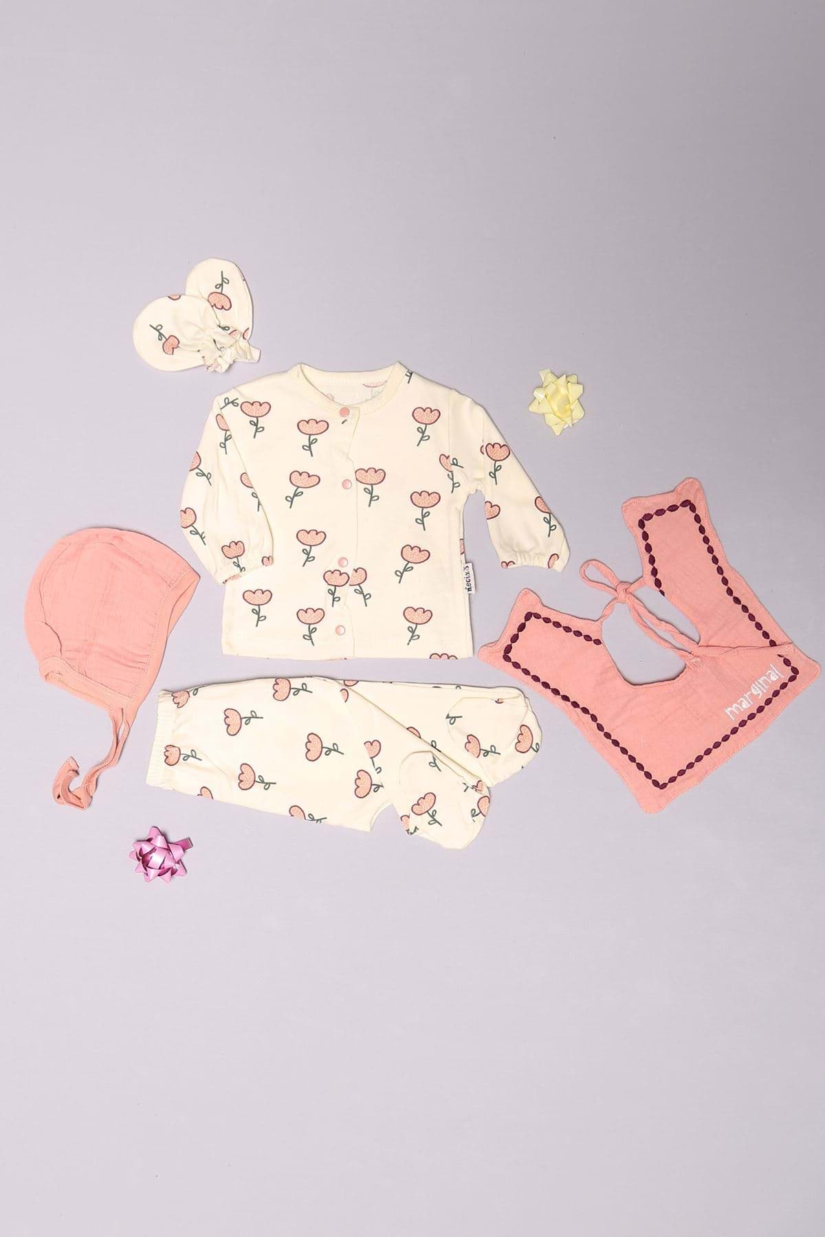 0-3 Aylık Bebek Takım Ekru - 231092.1803. resmi