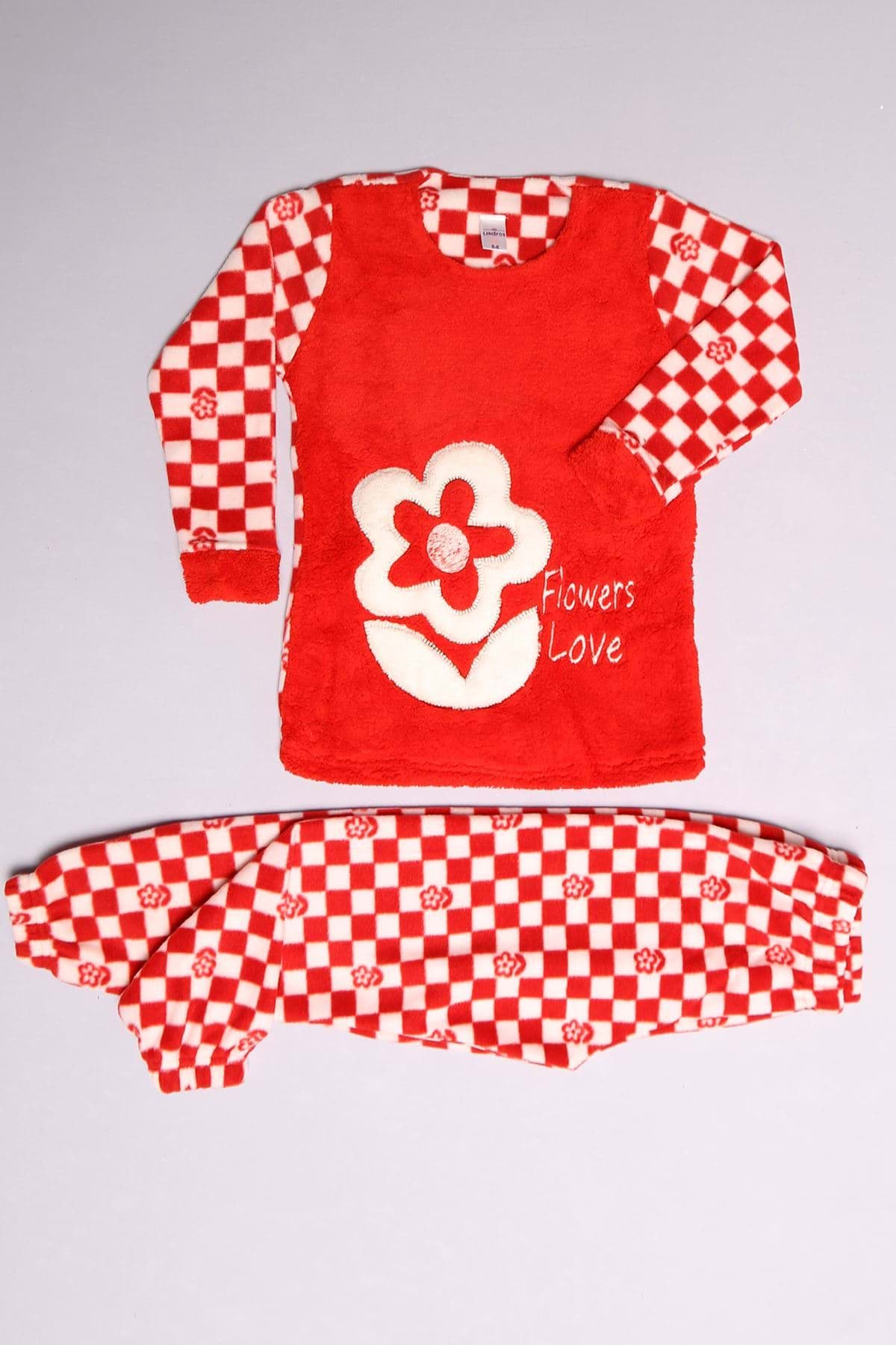 Çocuk Polar Takım Kırmızı2 - 12382.1049. resmi