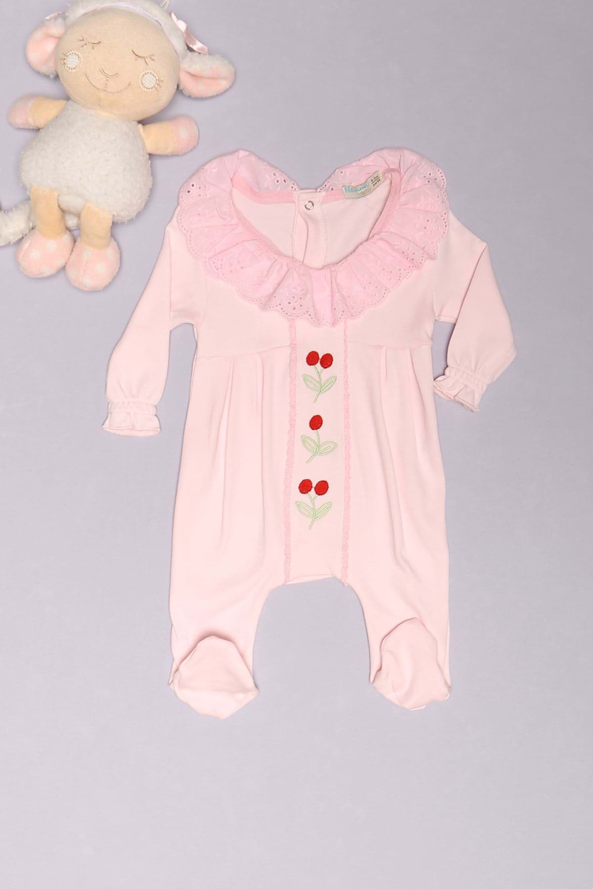 0-12 Aylık Bebek Tulum Pembe - 07651.1803. resmi