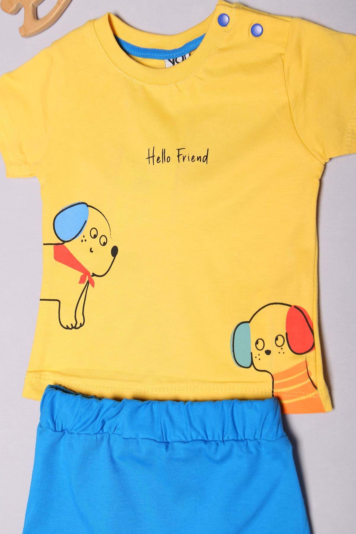 6-18 Aylık Çocuk Takım Sarı - 53743.1803. resmi