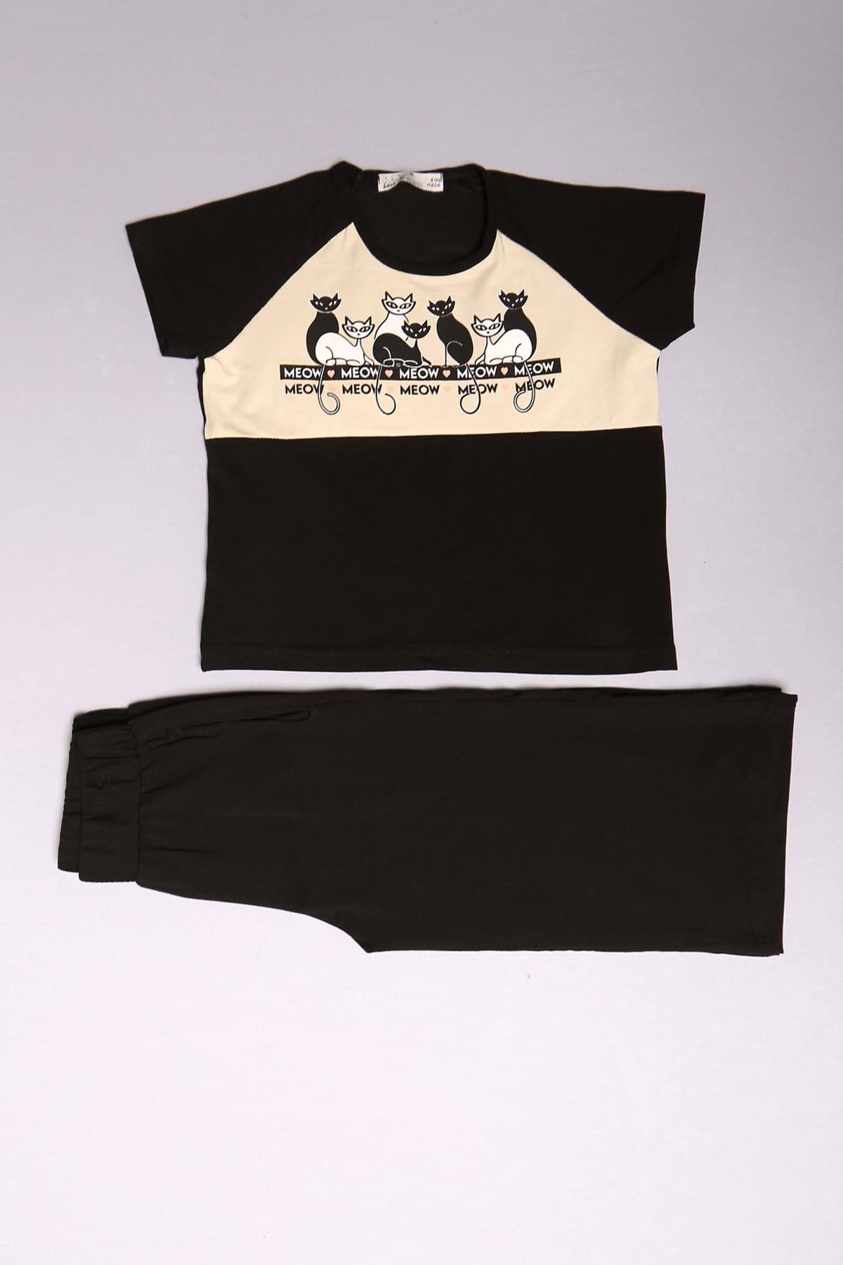 5-8 Yaş Çocuk Takım Siyah - 08055.1803. resmi