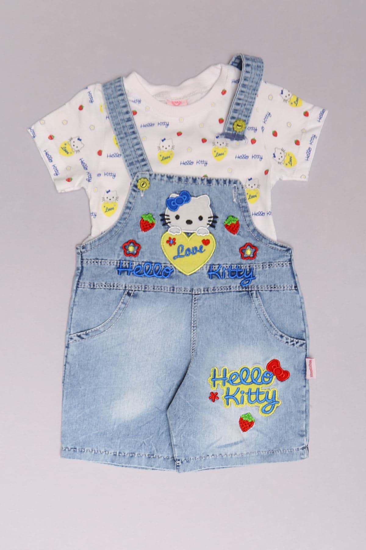 12-24 Aylık Çocuk Salopet Takım Buzmavisarı - 18226.1803. resmi