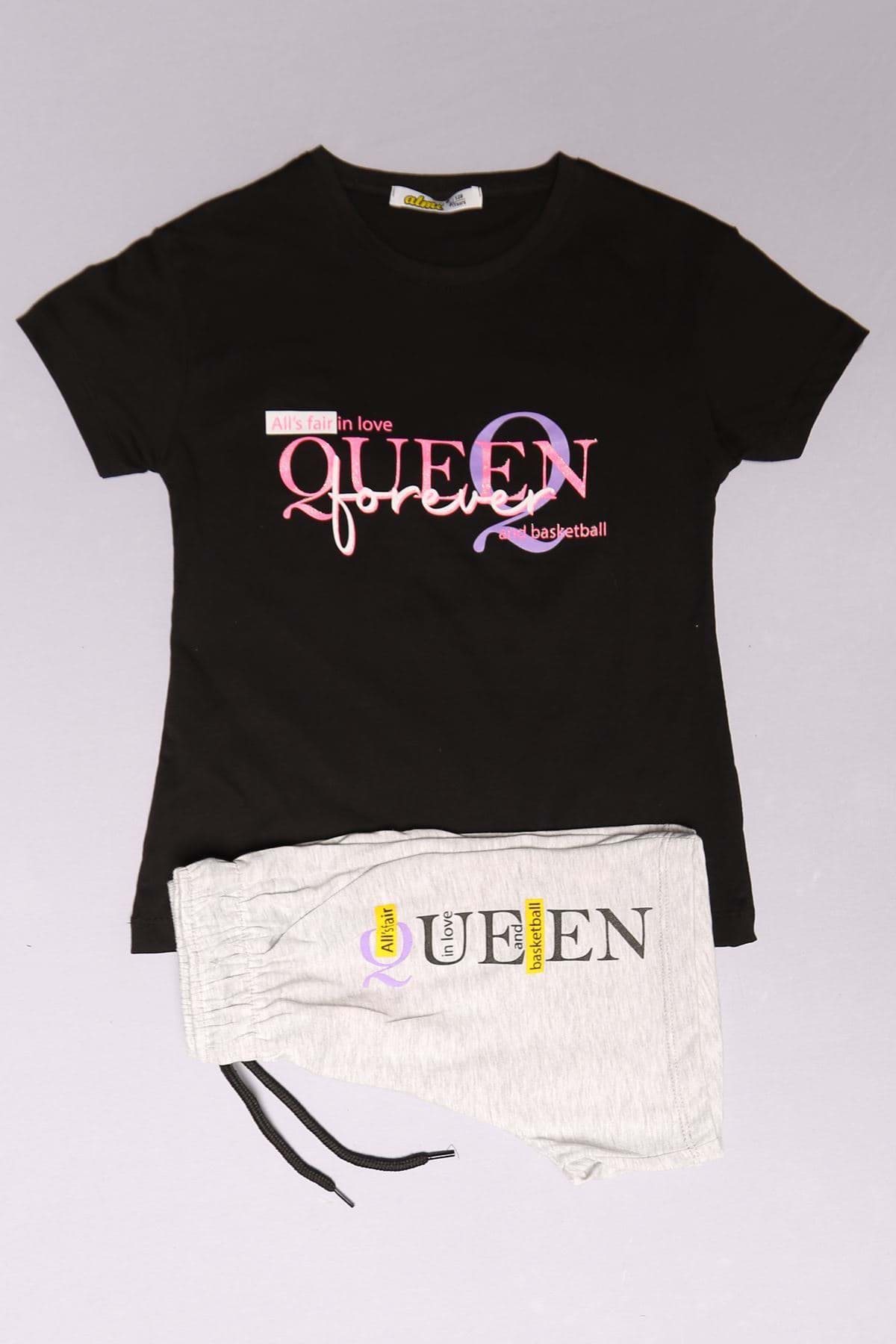 8-12 Yaş Çocuk Takım Siyah - 723255.1576. resmi