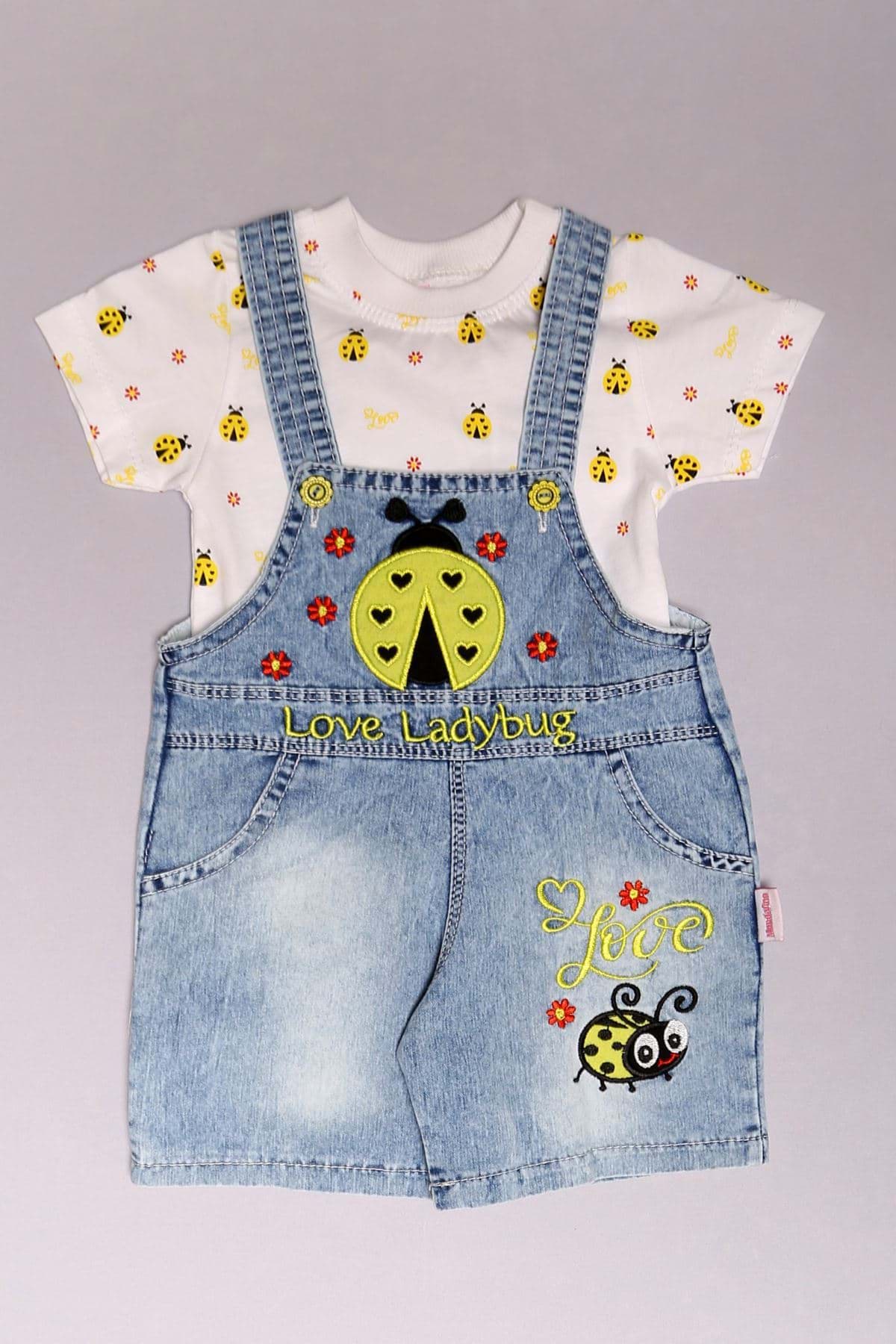 12-24 Aylık Çocuk Salopet Takım Buzmavisarı - 18227.1803. resmi