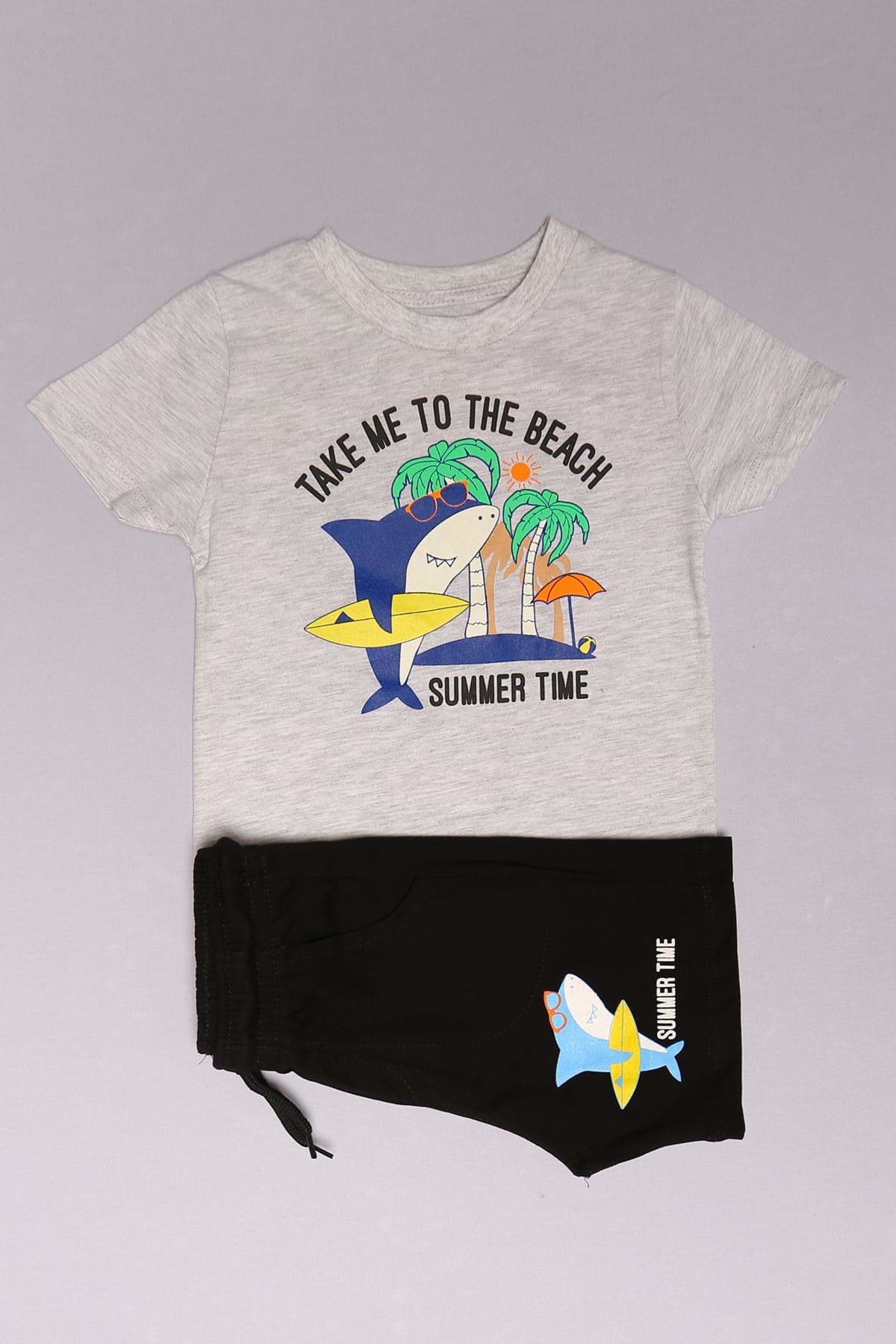 1-4 Yaş Çocuk Takım Gri - 124037.1576. resmi