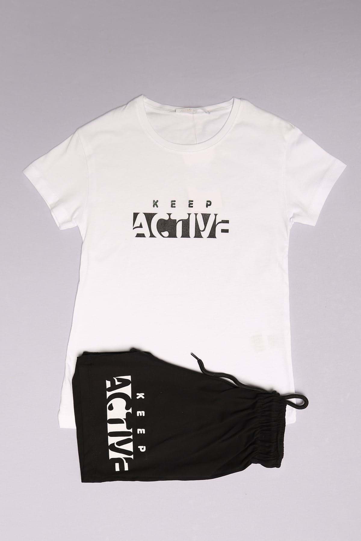 8-12 Yaş Çocuk Takım Beyaz - 723248.1576. resmi