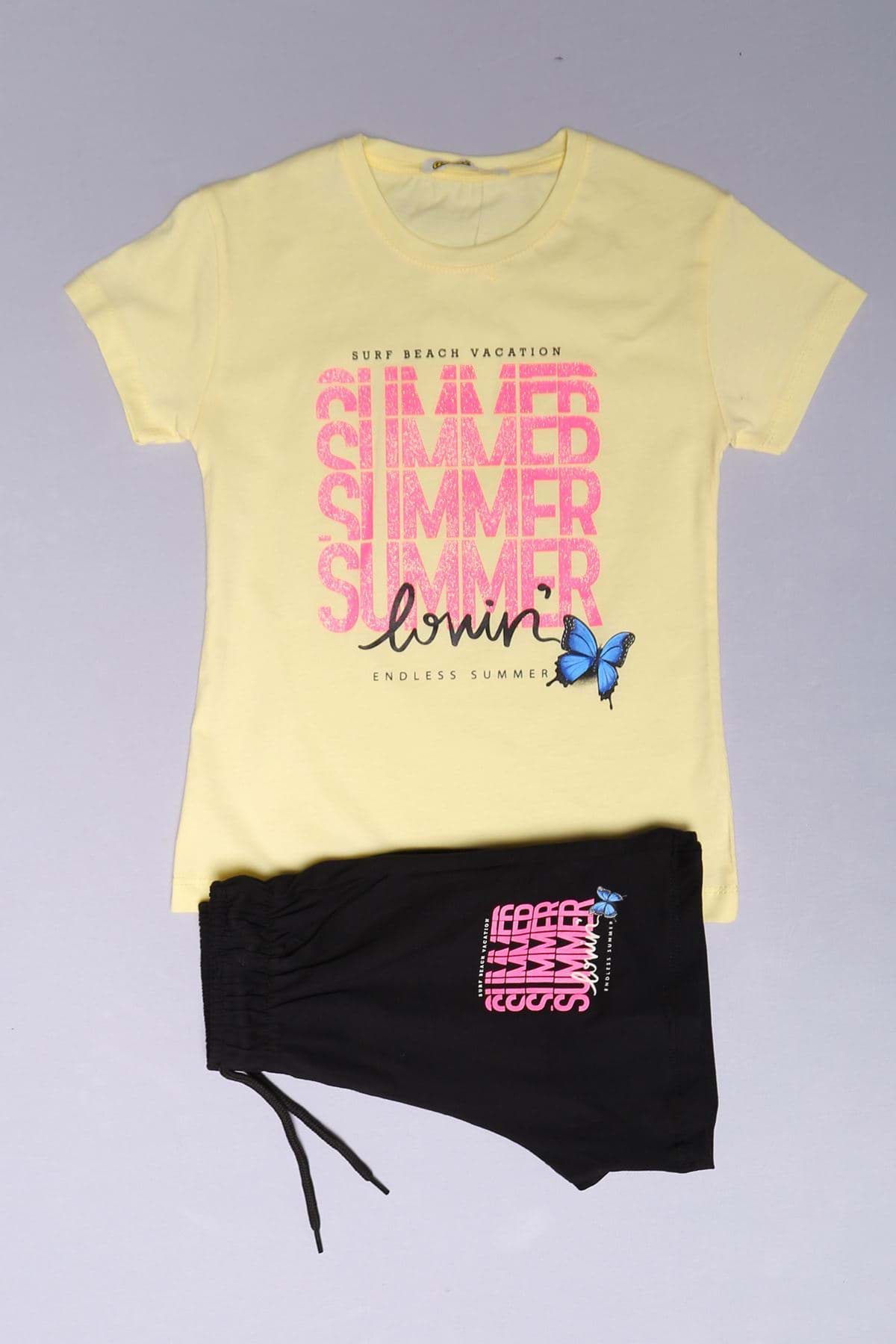 8-12 Yaş Çocuk Takım Sarı - 723257.1576. resmi