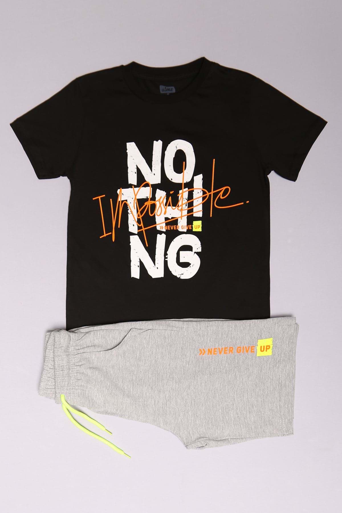 8-12 Yaş Çocuk Takım Siyah - 324208.1576. resmi