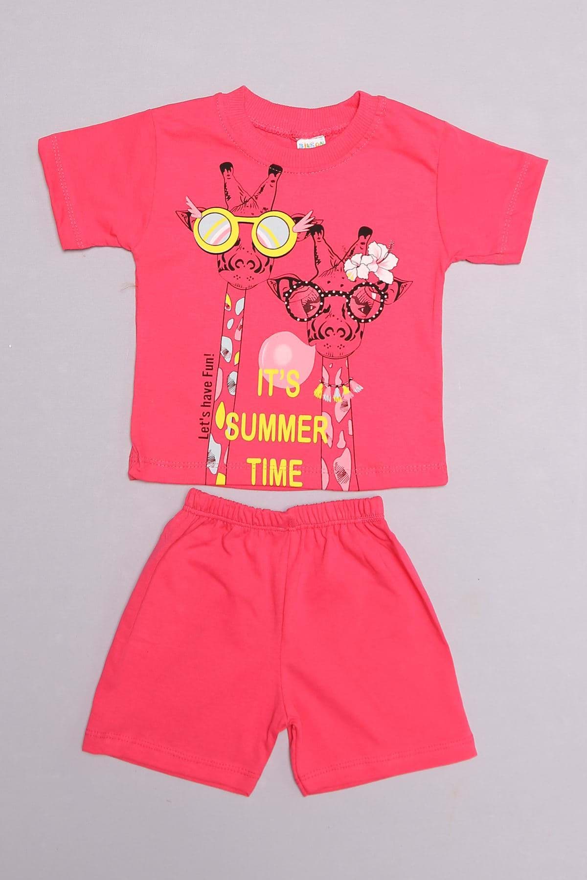 2-5 Yaş Baskılı Çocuk Takım Koyupembe - 152460.1803. resmi