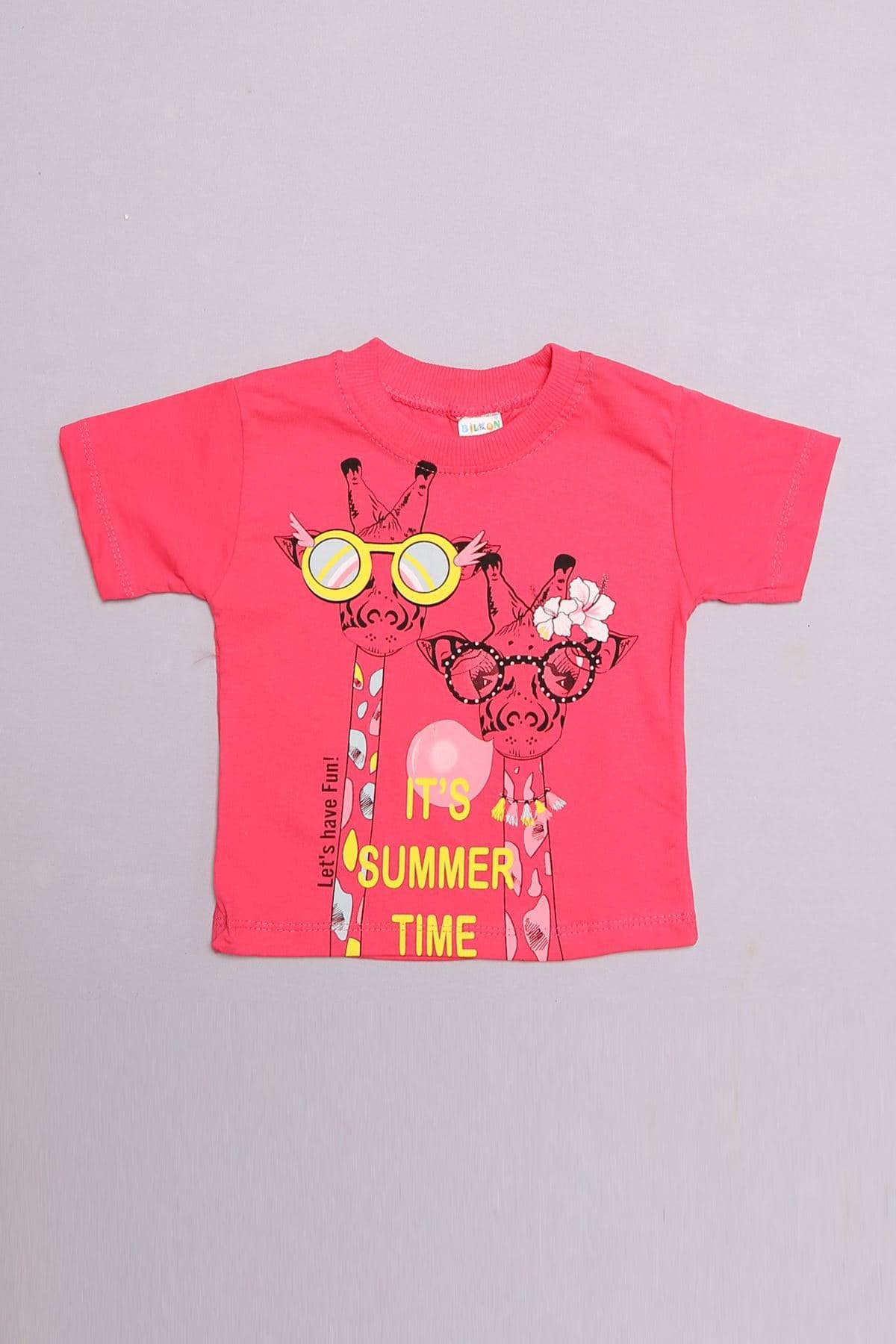 2-5 Yaş Baskılı Çocuk Takım Koyupembe - 152460.1803. resmi