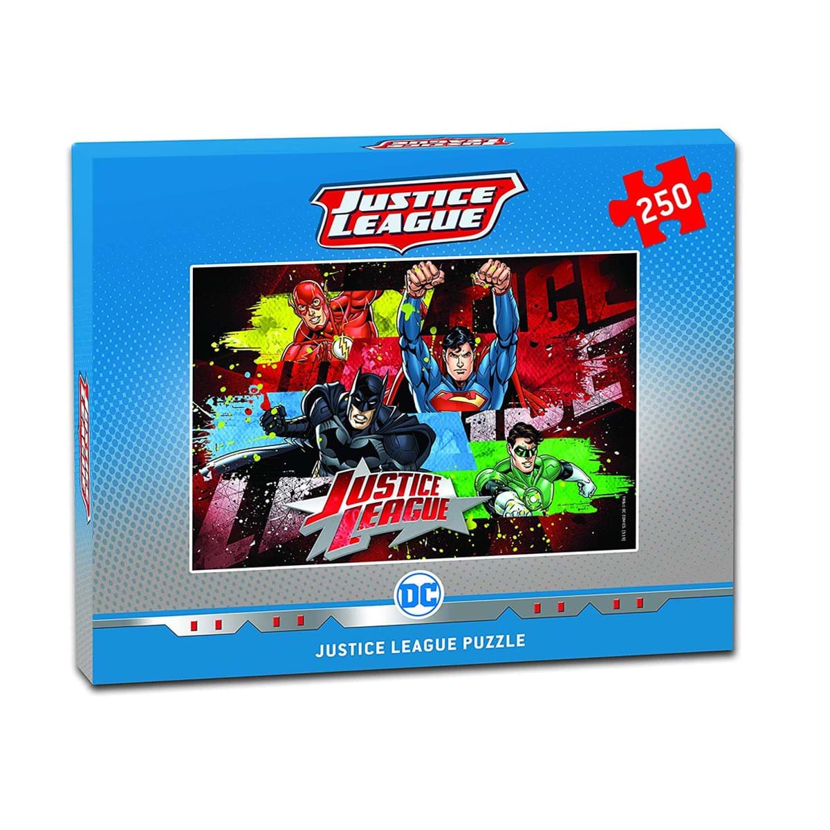 DC7557 Laço Kids DC Justice League 250 Parça Puzzle resmi