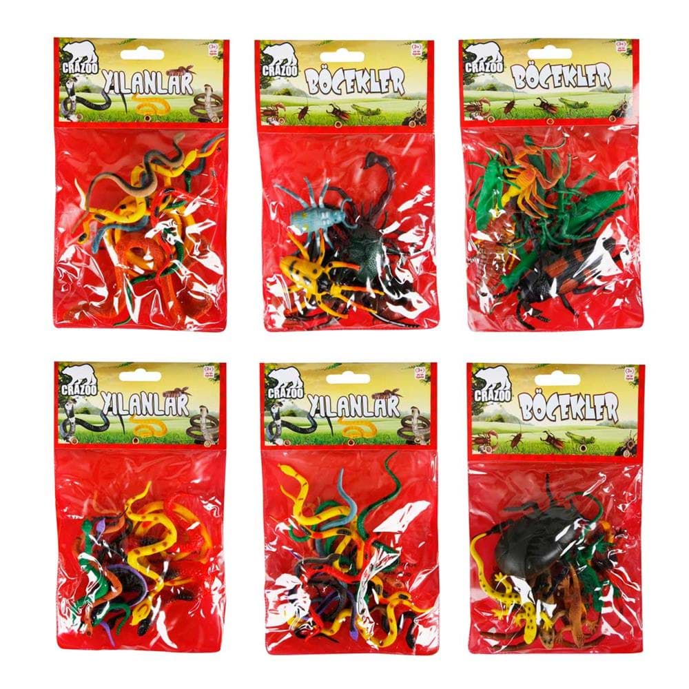 S01000707 BÖCEK/YILAN KÇK.POŞET 6A. -SUN resmi