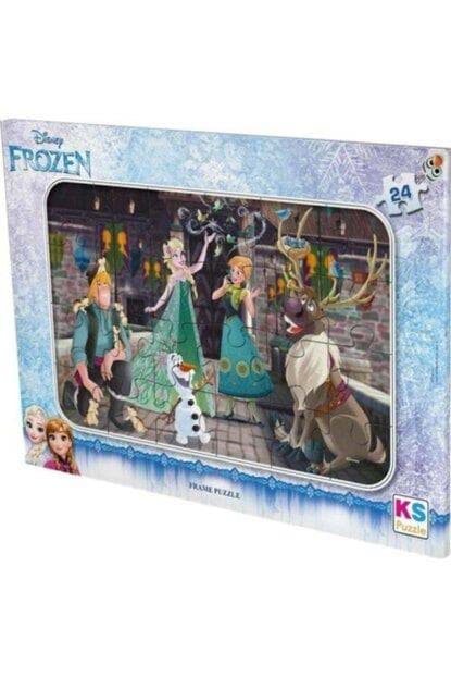 Ks Games 24 Parça Frozen Frame Puzzle resmi
