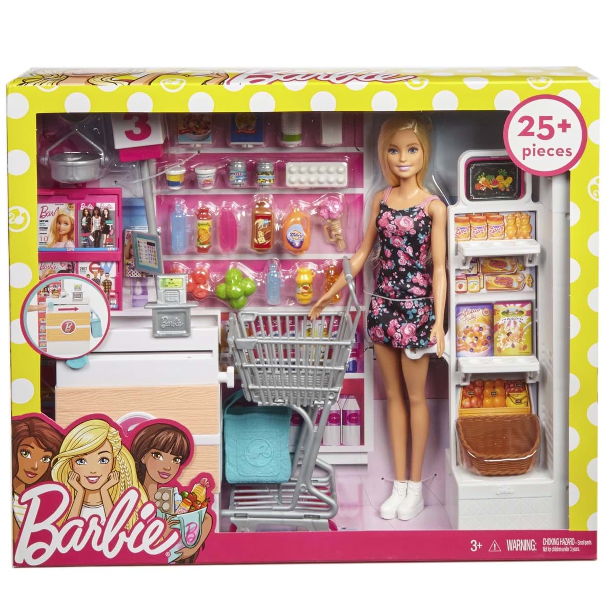 FRP01 Barbie Süpermarkette Oyun Seti resmi