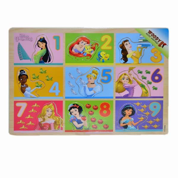18219 Disney Princess Ahşap Bultak Rakamlar resmi
