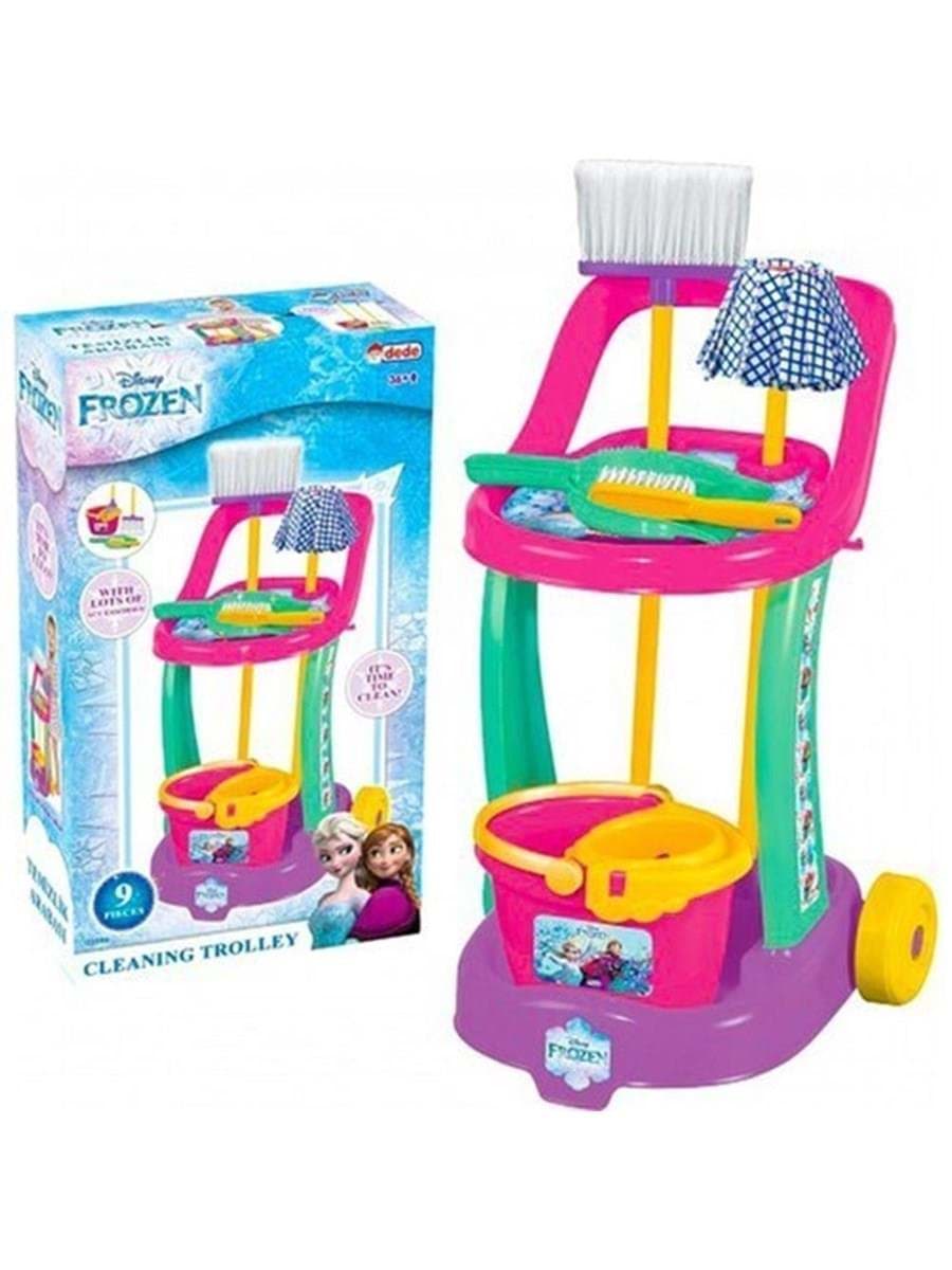 Orjinal Lisanslı Frozen Temizlik Arabası resmi
