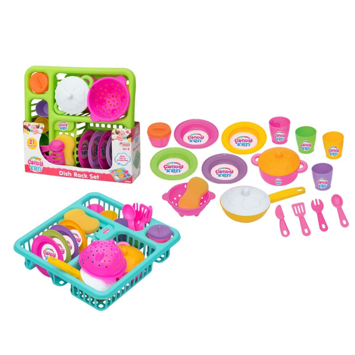 01169 Candy Bulaşık Seti -Dede resmi