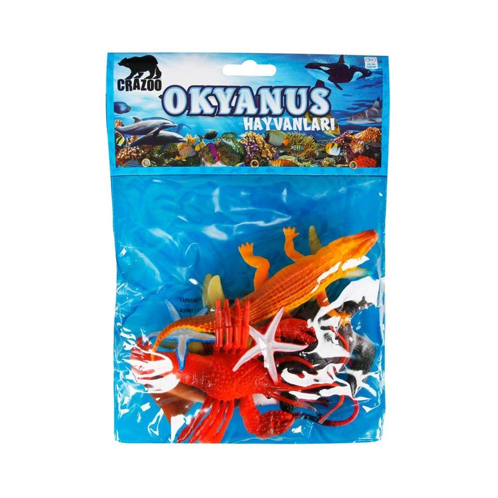 Okyanus Hayvanları Poşetli Hayvan Oyun Seti resmi