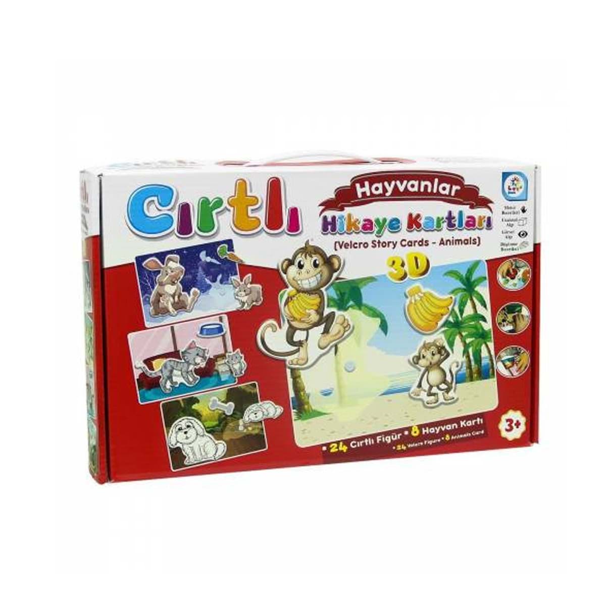 LC7205 Laço, Cırtlı Hikaye Kartları Hayvanlar resmi
