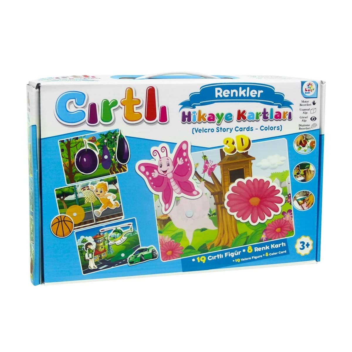 LC7207 Laço, Cırtlı Hikaye Kartları Renkler resmi