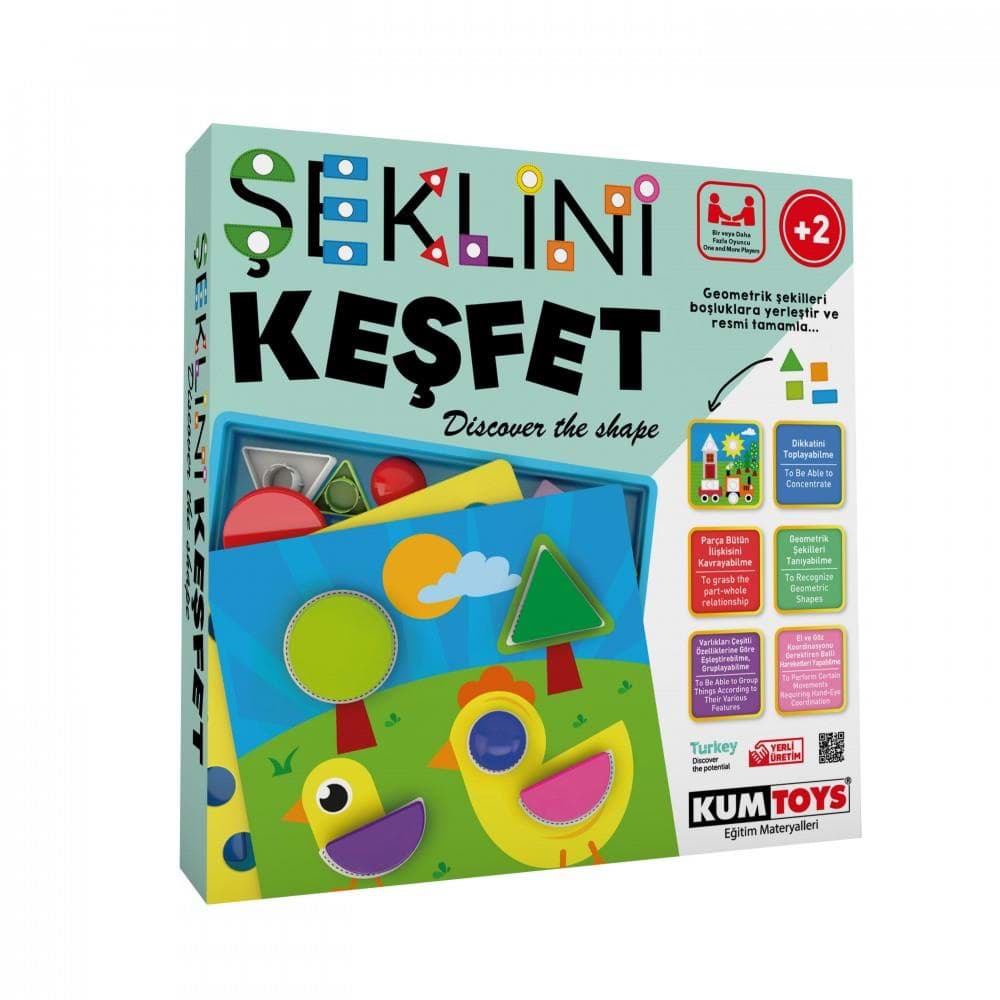 Kumtoys Şeklini Keşfet Dikkat ve Kavrama Oyunu resmi