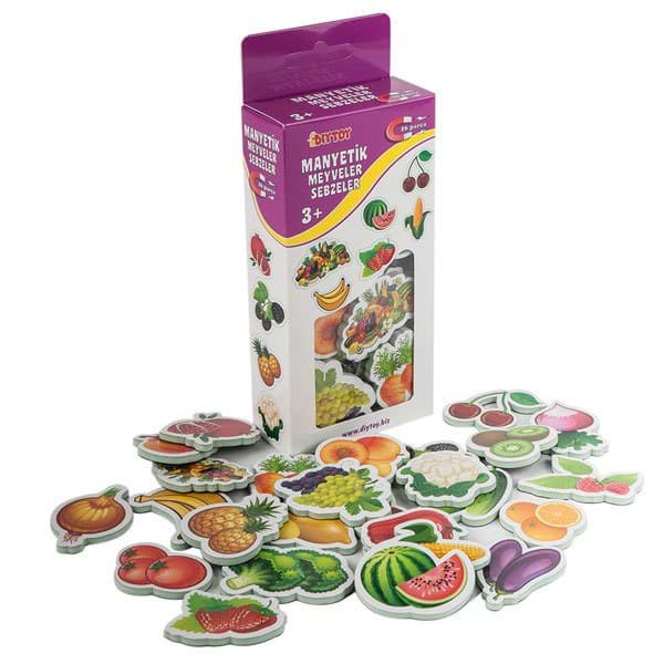 1307 DıyToy, Manyetik Meyveler - Sebzeler / +3 yaş resmi