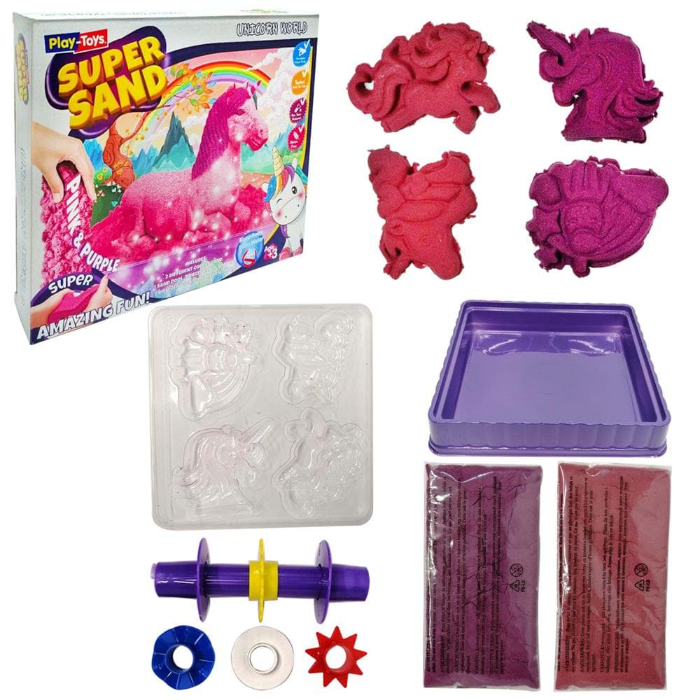 PlayToys Unicorn Dünyası Oyun Kumu Super Sand resmi