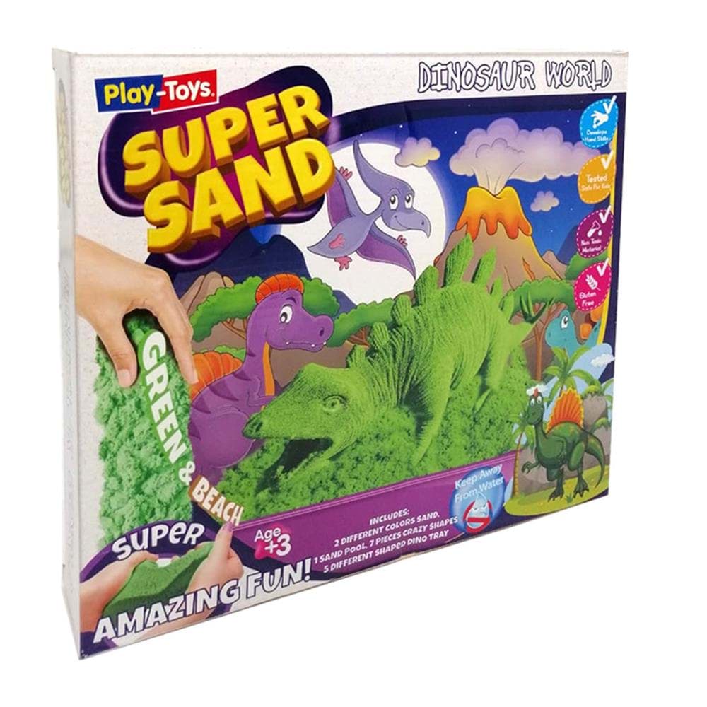 PlayToys Dinazorların Dünyası Oyun Kumu Super Sand resmi