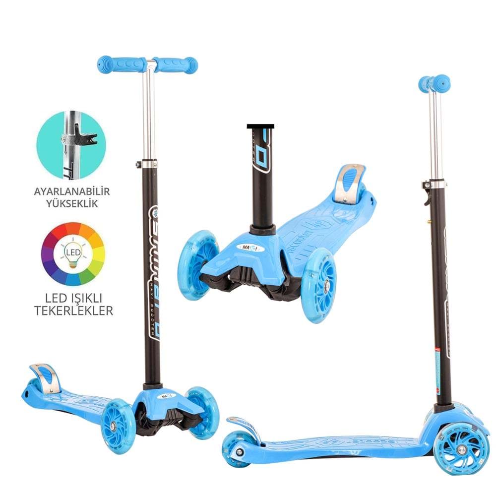 Torutoys Mavi Twist Işıklı Scooter Kırmızı resmi