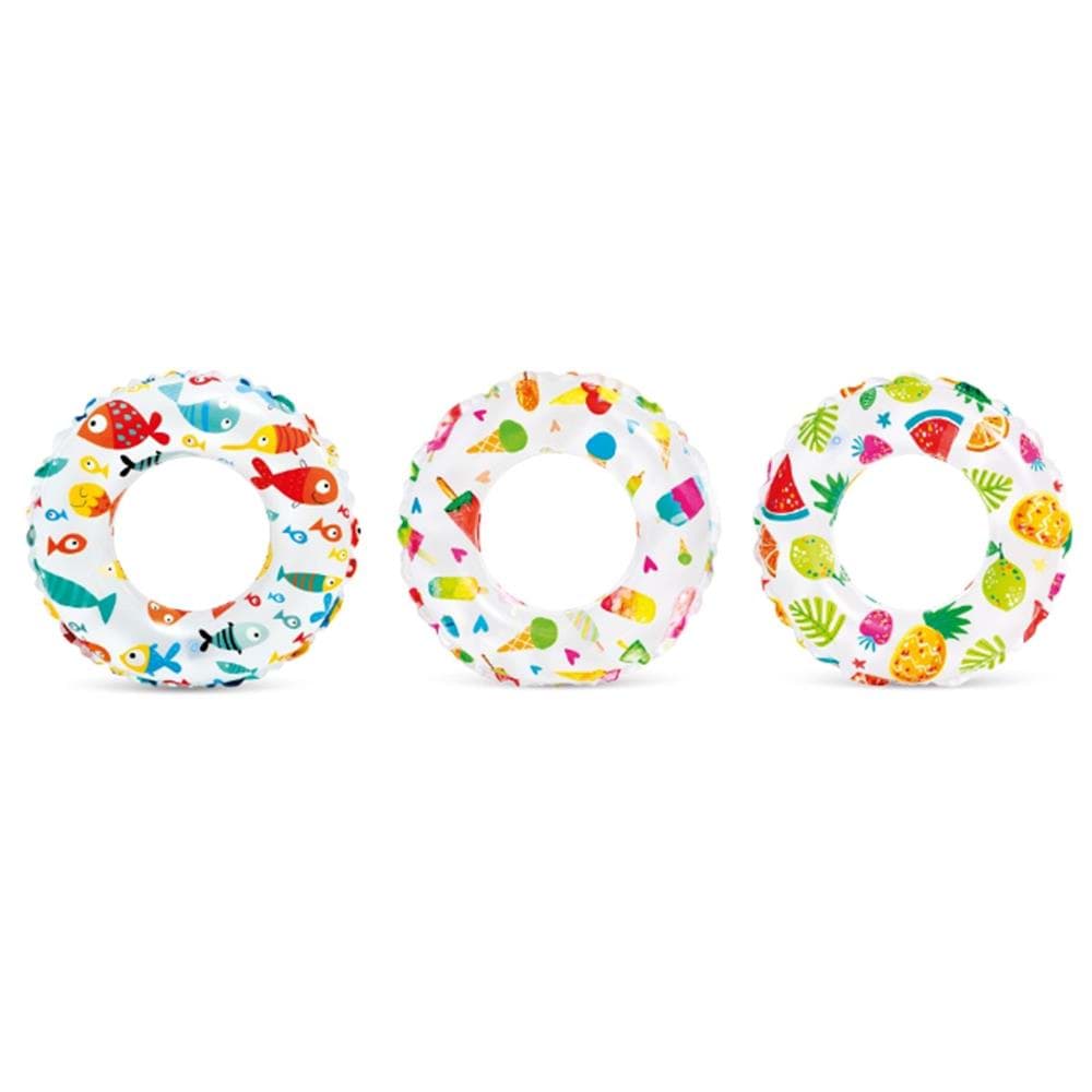 Intex Baskılı Simit 61 cm (6-10 Yaş) 1 Adet Fiyatıdır resmi