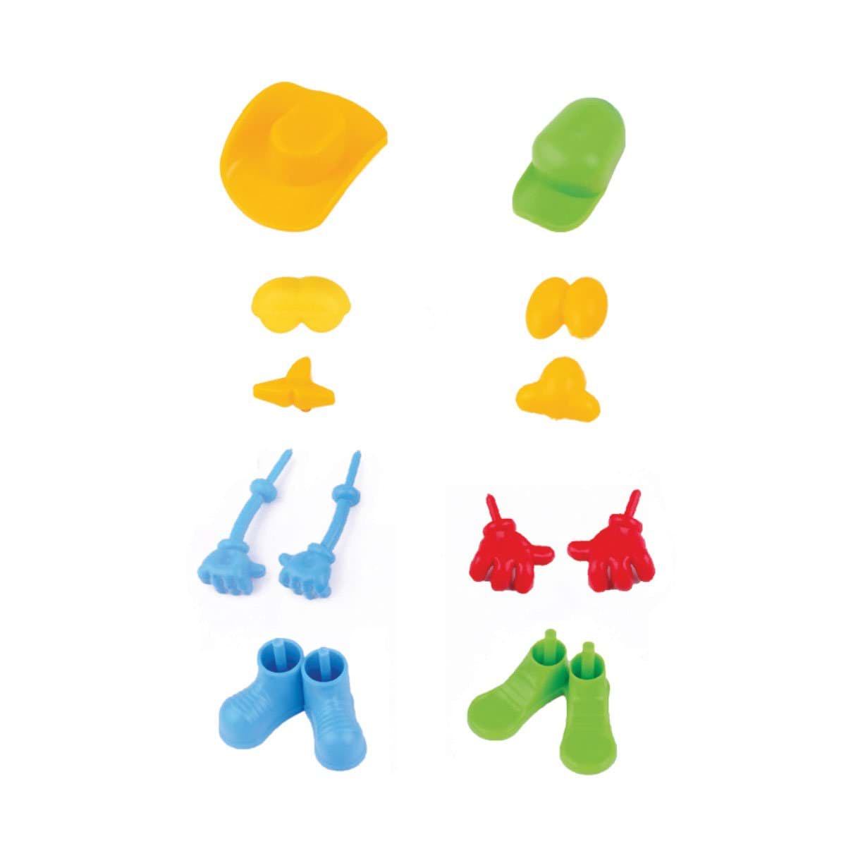 03576 İnsan Figürü Seti Oyun Hamuru 150 gr resmi