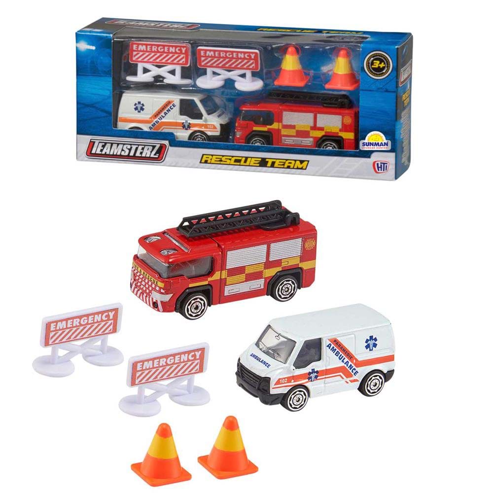 Teamsterz Aksesuarlı Kurtarma Aracı Seti resmi