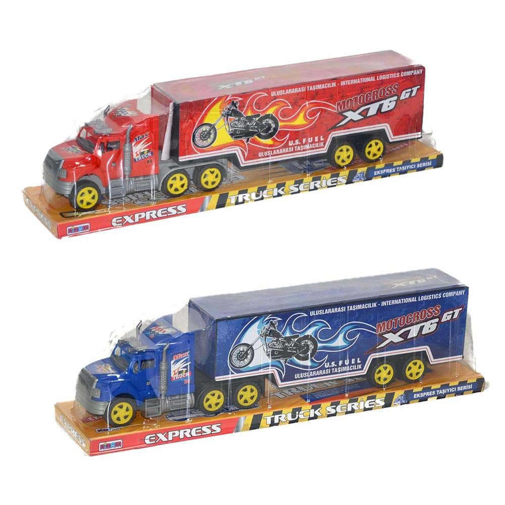 Sürtmeli Kasalı Oyuncak Tır resmi