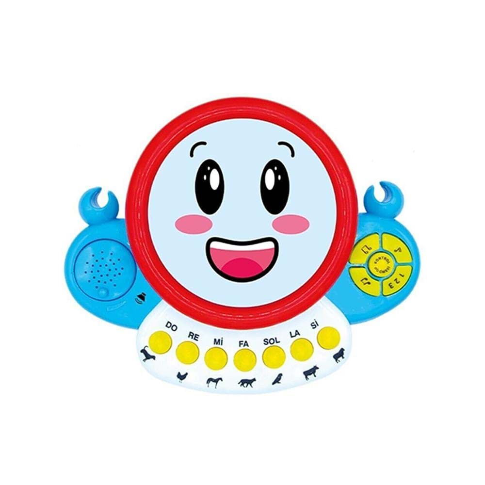 Neşeli Yengeç Davul Işıklı ve Müzikli resmi