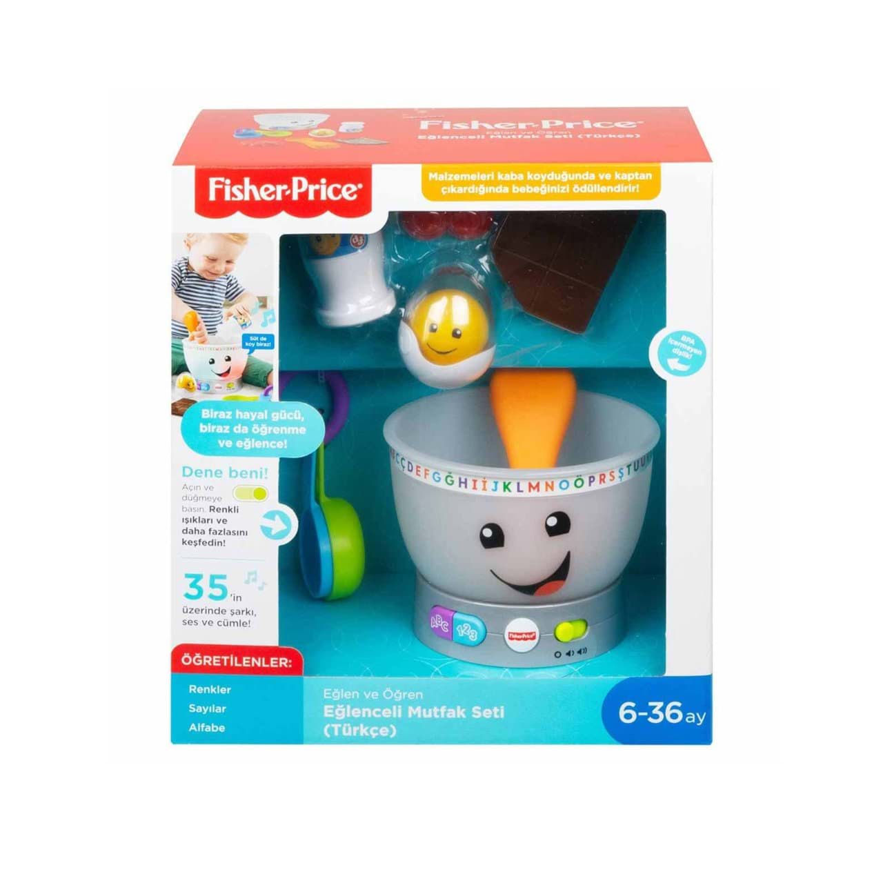 GMX54 Fisher-Price® Eğitici Mutfak Seti Türkçe ve İngilizce resmi