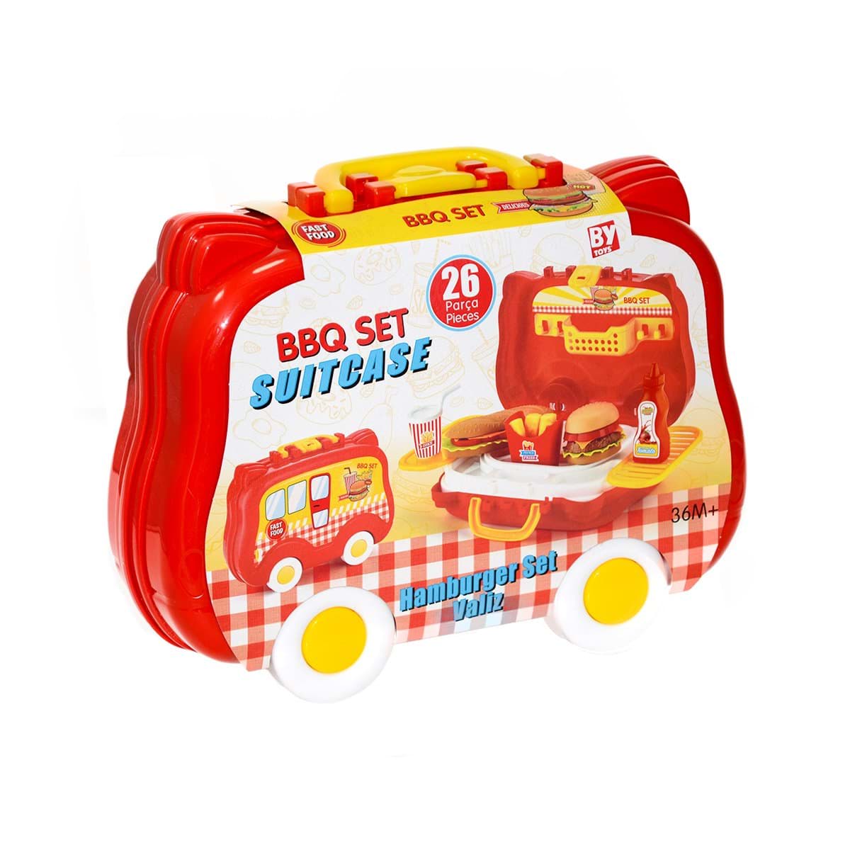 564 BY Toys, BBQ - Hamburger Seti Valiz / +36 ay resmi