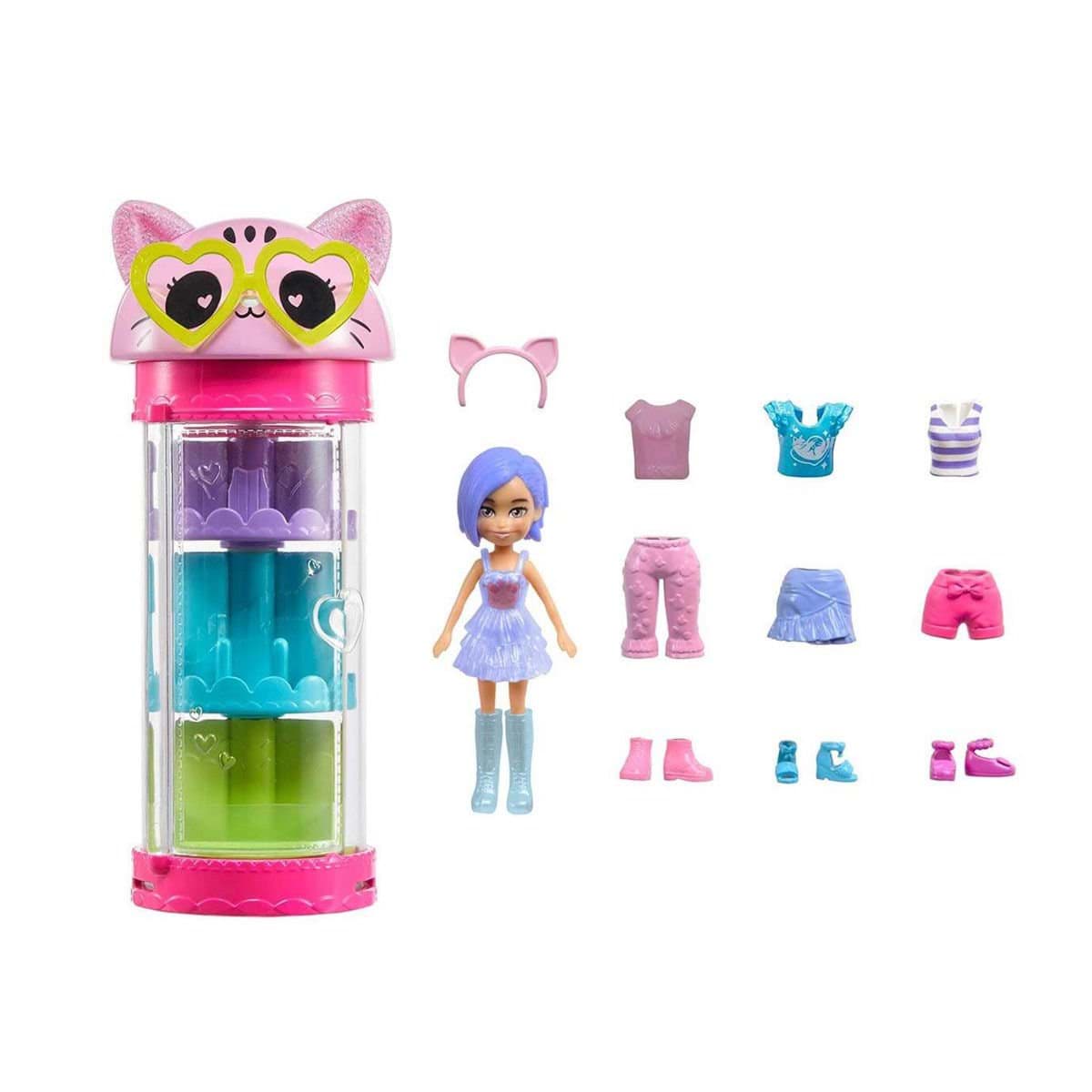 HKW04 Polly Pocket Moda Eğlencesi Oyun Setleri-Mattel resmi
