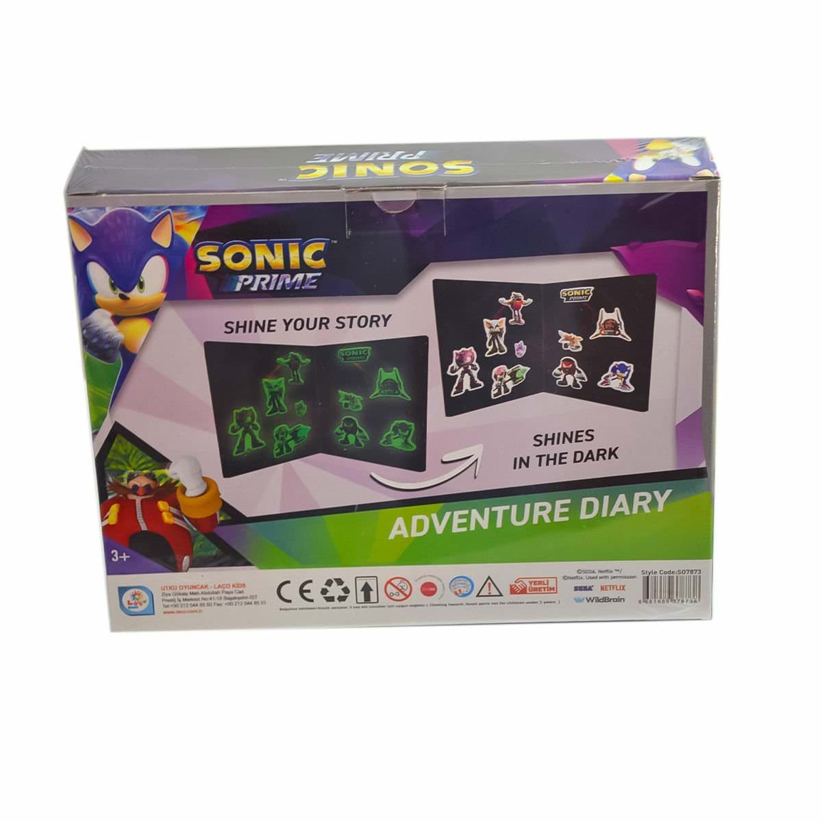 SO7873 SONİC Fosforlu Magnet-Utku resmi