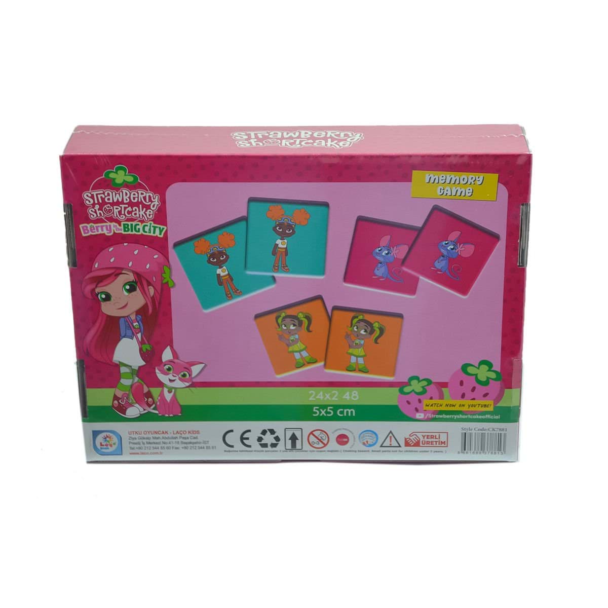CK7881 Çilek Kız Hafıza Oyunu-Utku resmi
