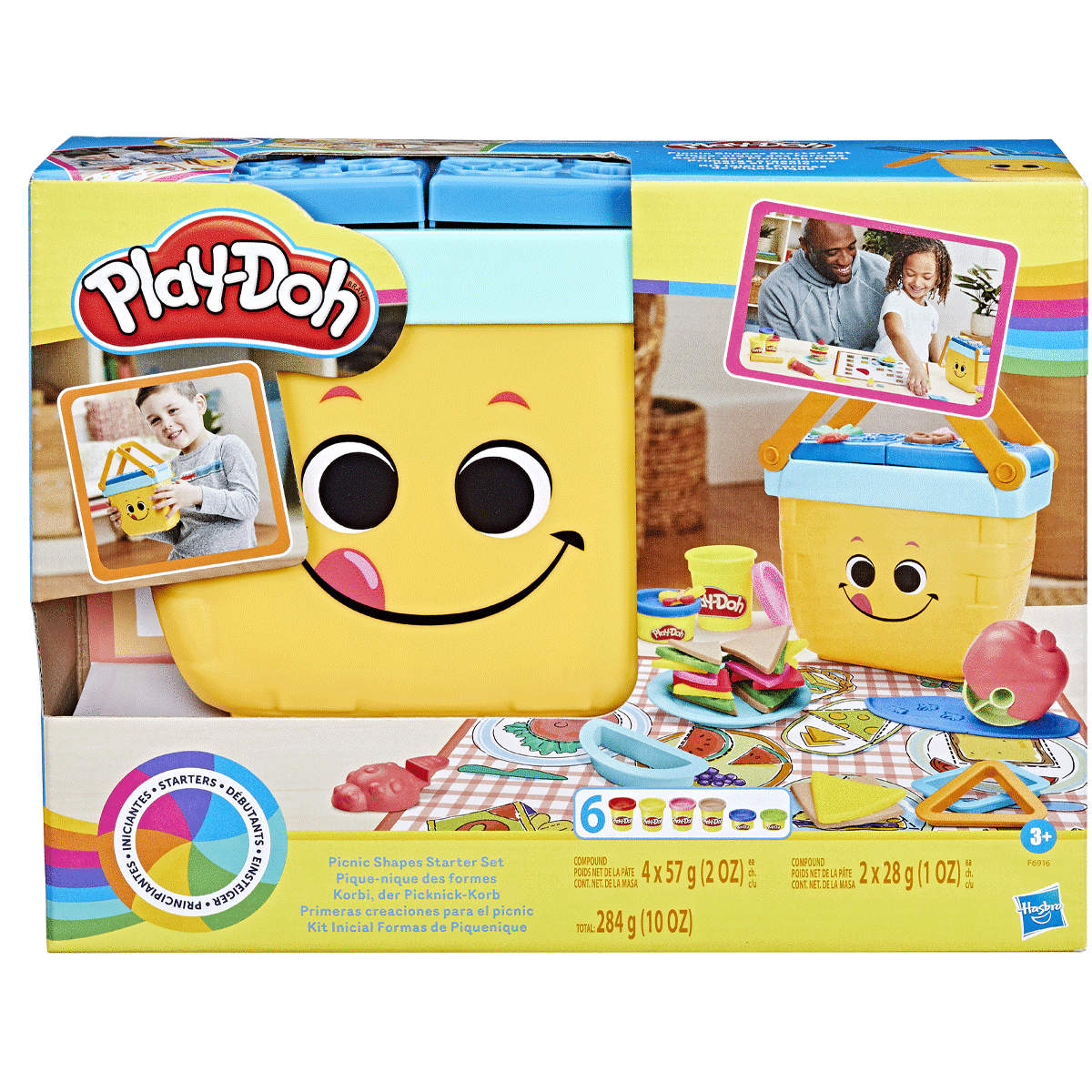 F6916 Play-Doh Piknik Şekilleri Başlangıç Seti +3 yaş resmi