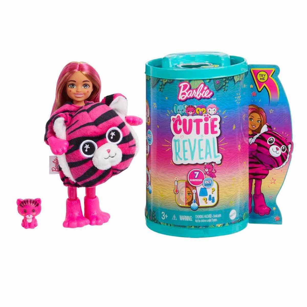 HKR12 Cutie Reveal Bebekler Chelsea Tropikal Orman Serisi resmi