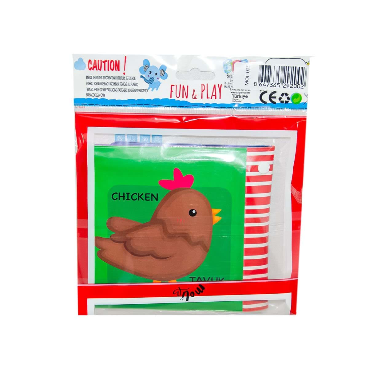 MOL-025 PVC Banyo Oyuncağı Kitaplar - Asya Oyuncak resmi