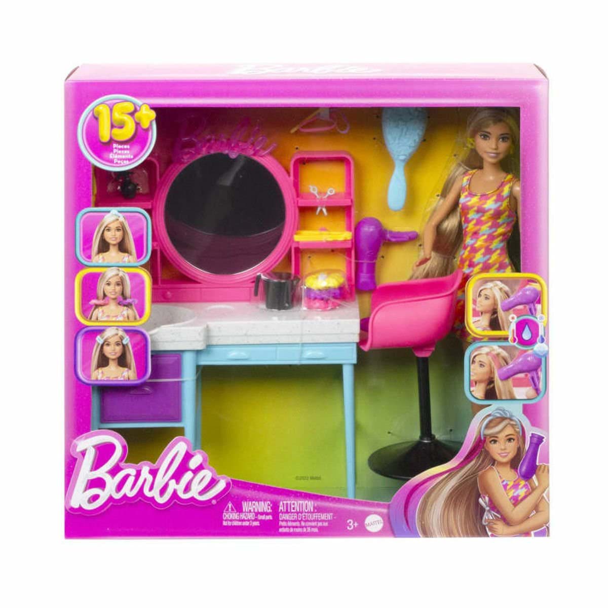 HKV00 Barbie Muhteşem Kuaför Oyun Seti resmi