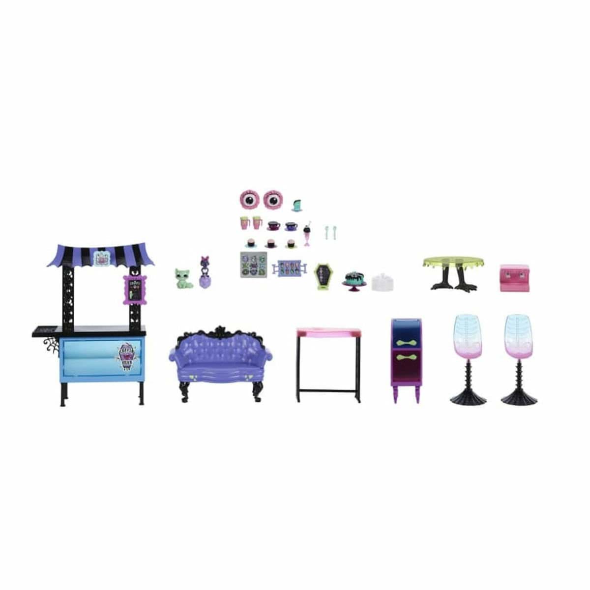 HHK65 Monster High Coffin Bean Restoran Oyun Seti resmi
