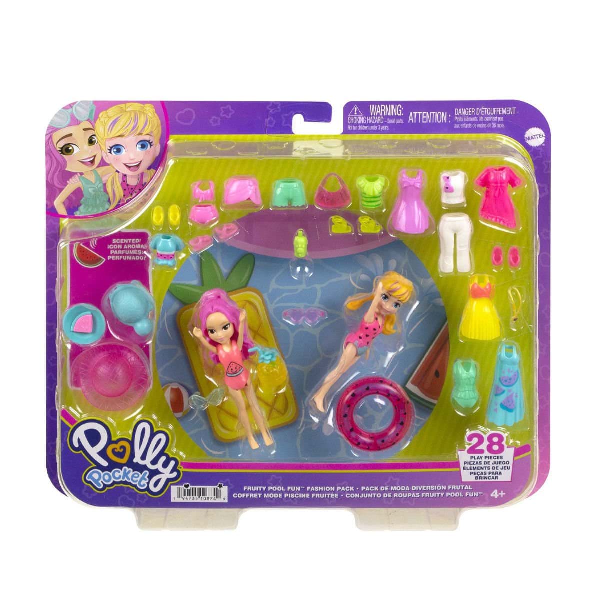 HNF51 Polly Pocket ve Arkadaşları Farklı Moda Aksesuarları Oyun Setleri resmi