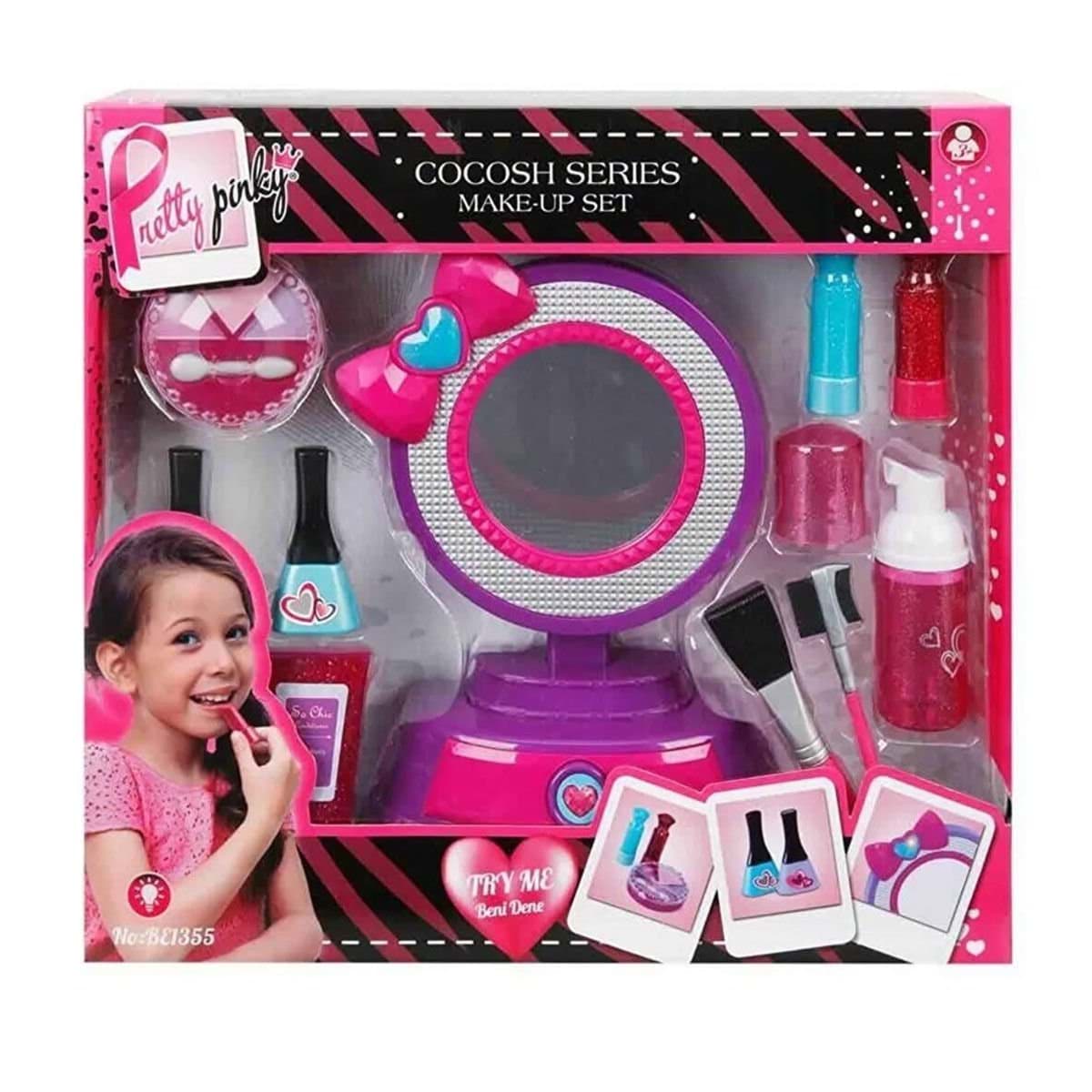 1561 SUN-RST-PRP-Güzellik Set Makyaj Aynalı Işıklı 11 Parça - Sunman resmi